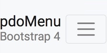 pdoMenu и Bootstrap 4