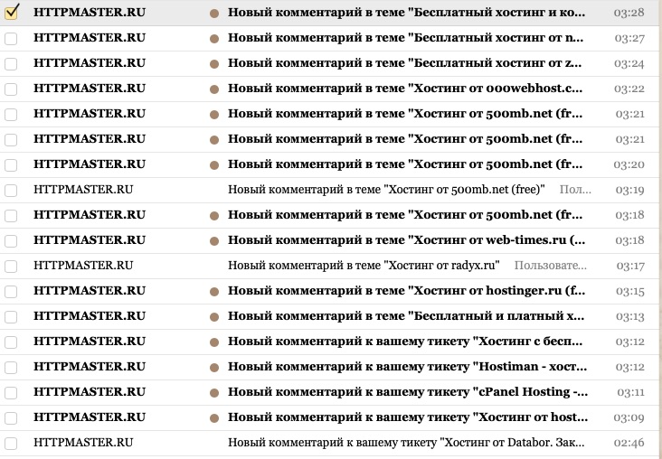 databor спамит
